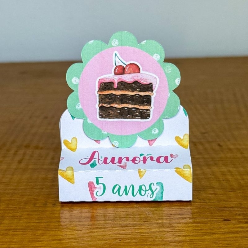 Porta Bis duplo DOCES Pegue Monte Aniversário Mesversário Caixinhas Personalizadas Lembrancinhas