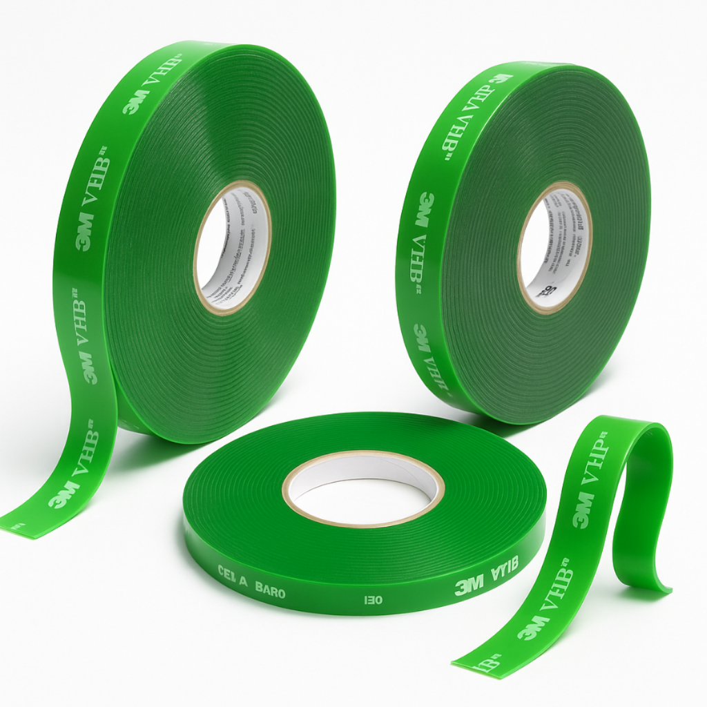 Fita Adesiva Dupla Face Tipo 3M com 20M Extra Forte Quadros Placas Canaletas Transparente Autoadesiva