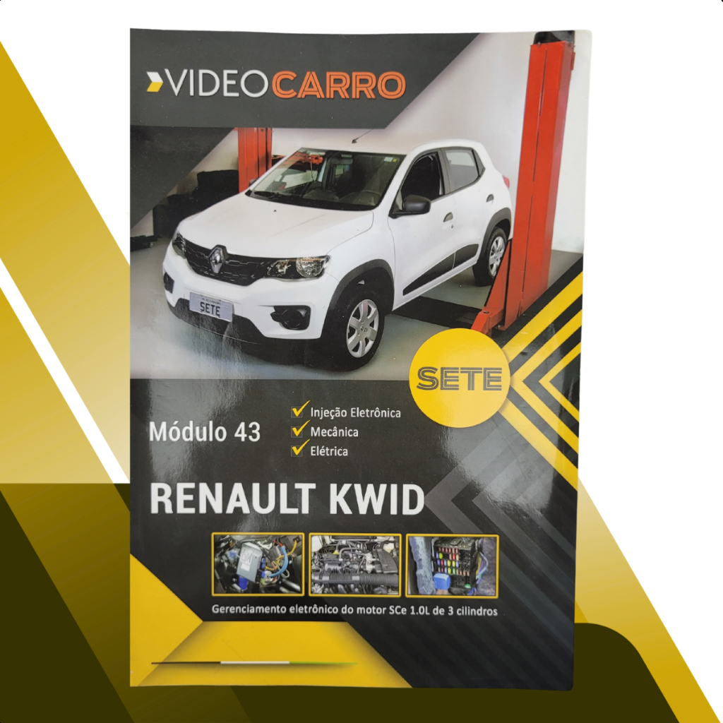 Manual técnico especializado do Renault Kwid com motor SCE 1.0L de 3 cilindros em Oferta na Shopee