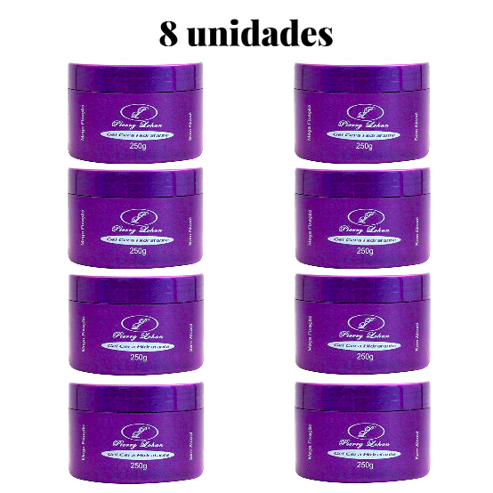Kit 8 Gel Cera Hidratante Pierry Lohan 250g em Oferta na Shopee