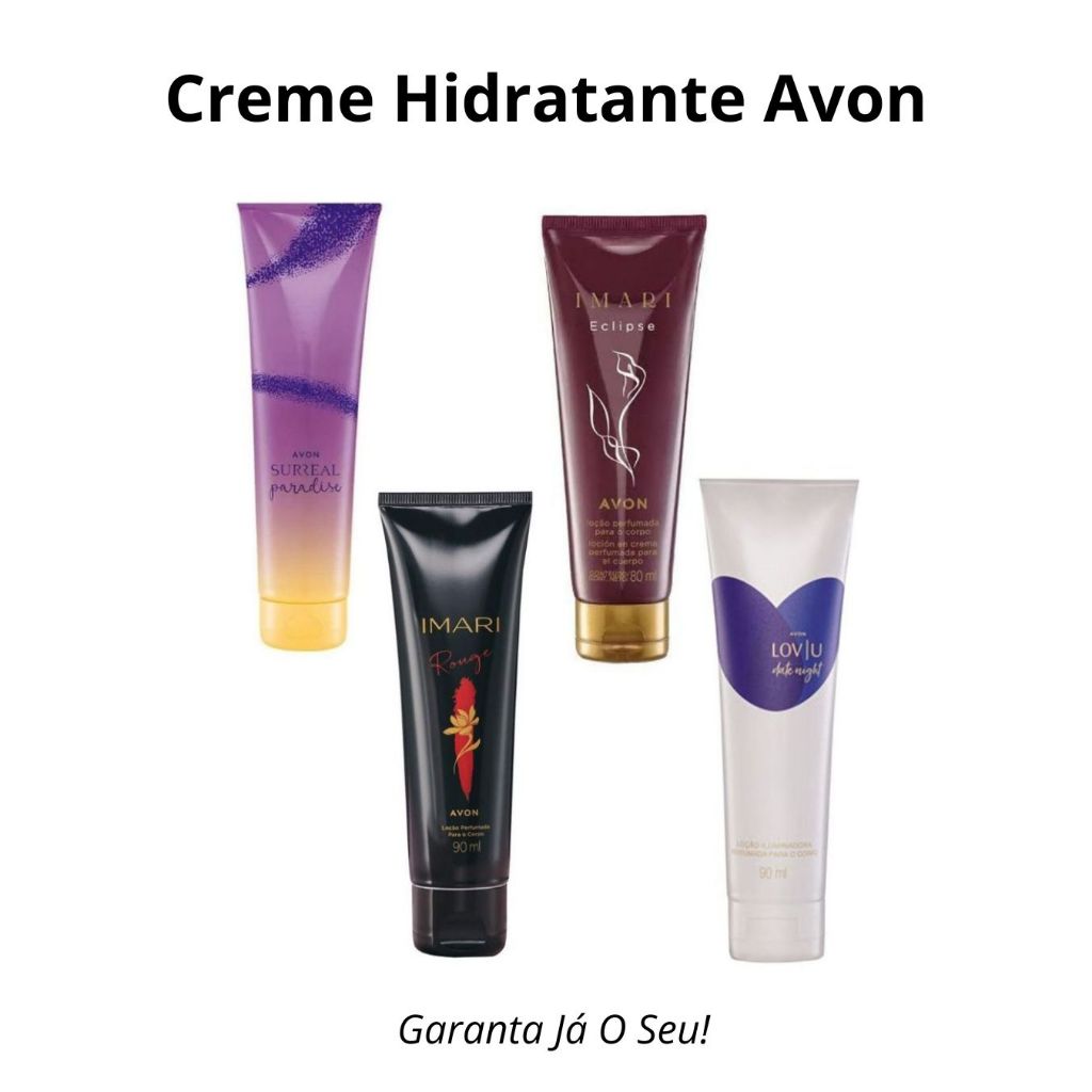 Creme Hidratante Corporal Avon - Hidratação Intensa - Escolha Já o Seu