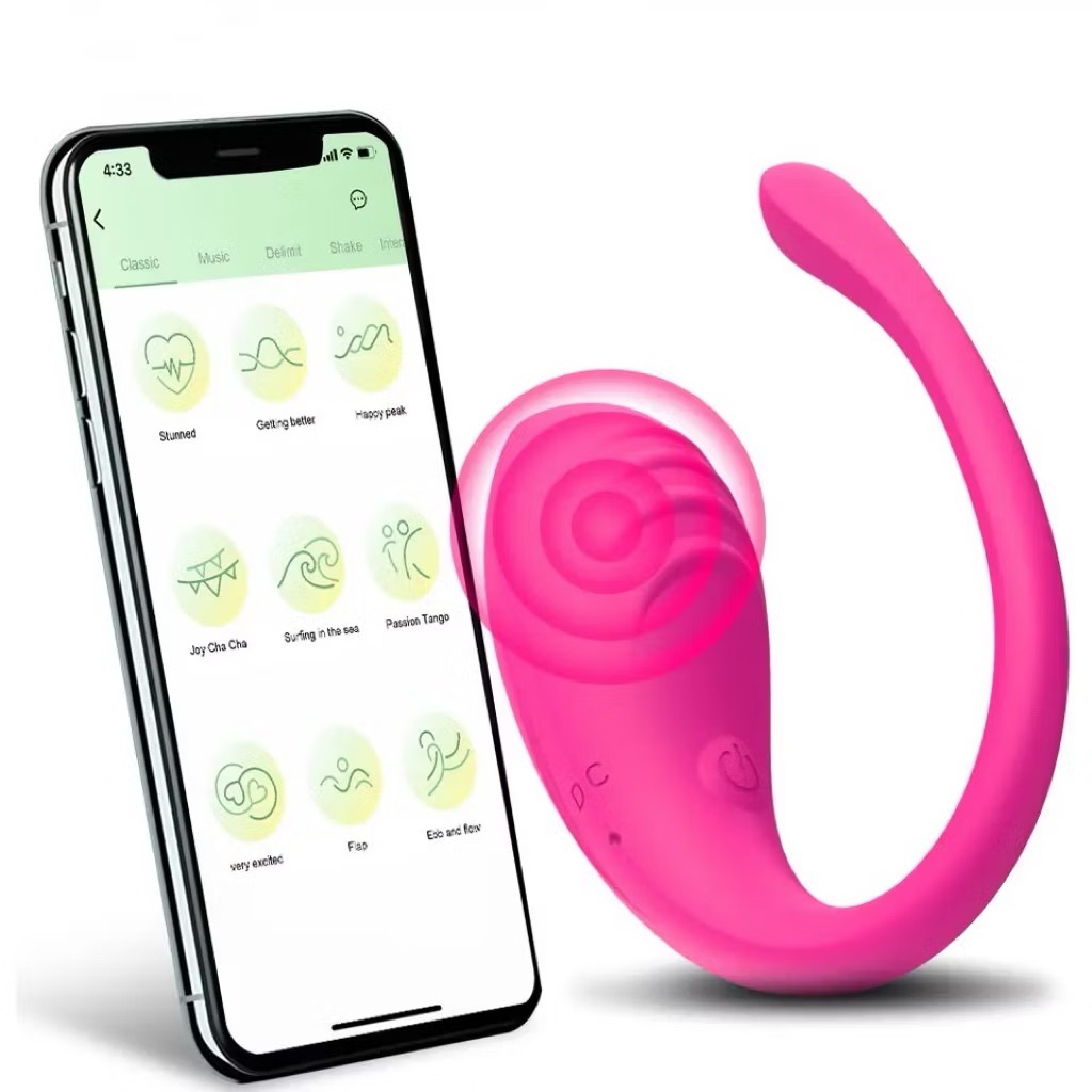 Vibrador Bluetooth Controle no Celular 9 modos de vibração Sex Shop CS-LONGO FIO