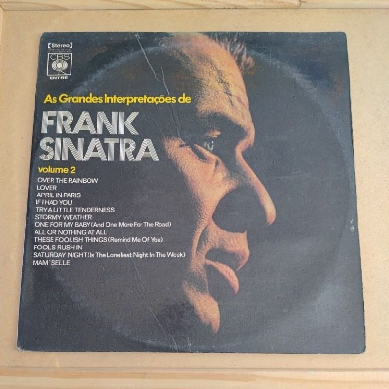 Lp Frank Sinatra Grandes Interpretações Vol. 02 1974 Ed Br standard pop american songbook Bing Crosby Sammy Davis Dean M
