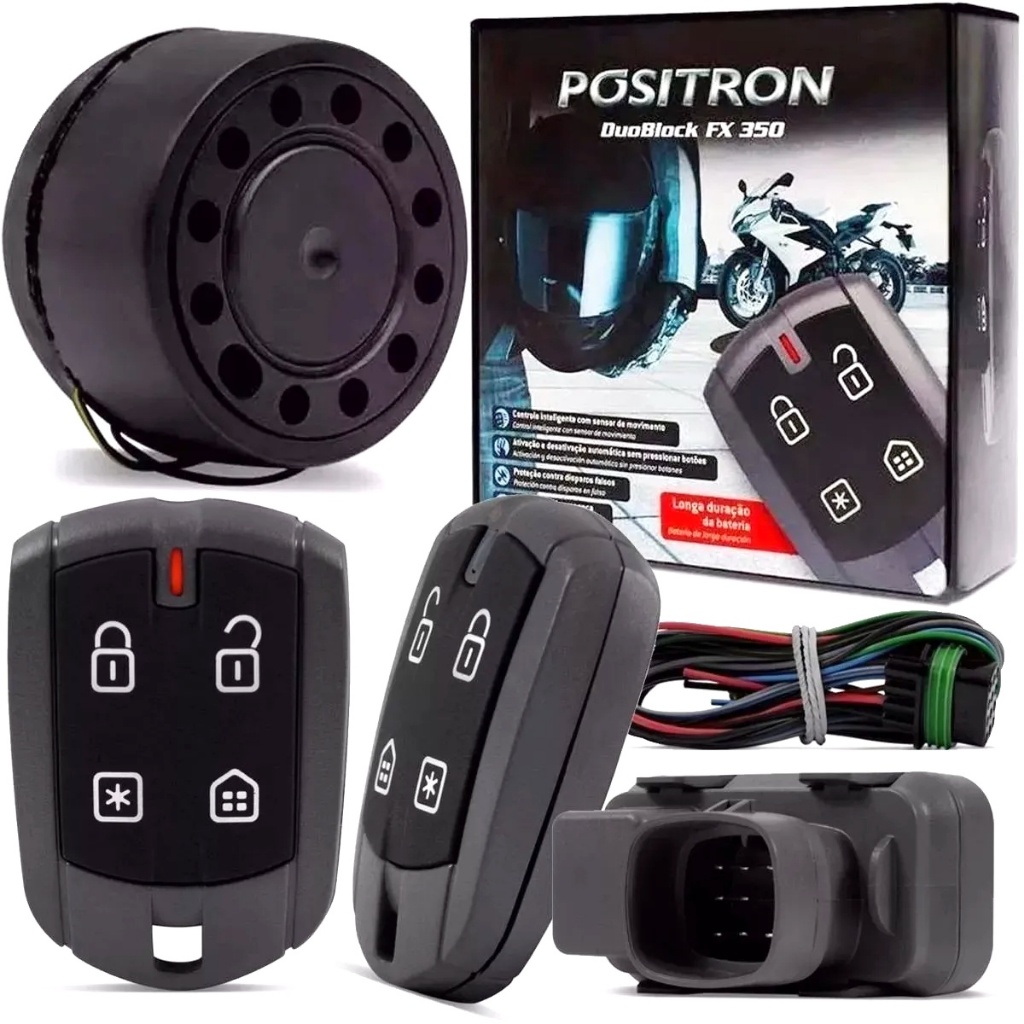 Alarme para Moto Positron Duoblock Fx 350 G8 Dedicado Sensor de Presença Titan 160 2025 em Oferta na Shopee