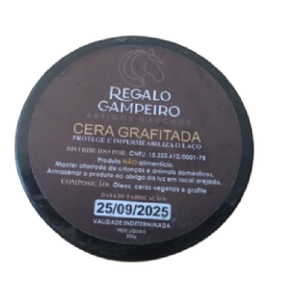 Cera grafitada para laço impermeabilizante 220g rodeio