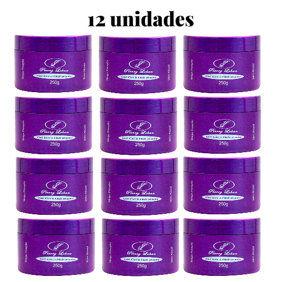 Kit 12 Gel Cera Hidratante Pierry Lohan 250g em Oferta na Shopee
