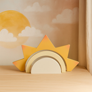 Enfeite Sol Mdf Decoração Quarto De Bebê Enfeite de Mesa Festa Aniversário Primeira Volta Ao Sol em Oferta na Shopee
