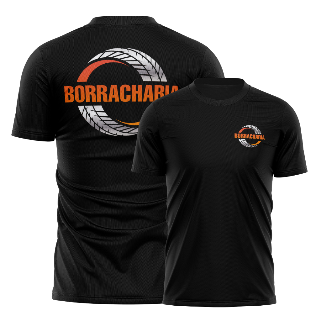 Camiseta Uniforme Borracharia Profissional Dry Fit Confortável Resistente Trabalho Mecânico em Oferta na Shopee