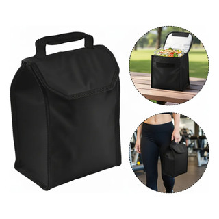 Lancheira Bolsa Térmica 4,2 Litros Soprano Preta – Conserva Alimentos Bebidas