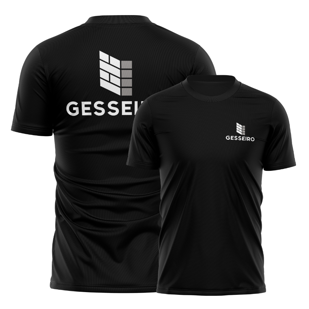 Uniforme Gesseiro Profissional Camiseta Dry Fit Trabalho Obra Construção Civil Durável