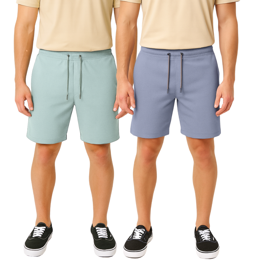 Kit 2 Bermudas Confy Masculinas – Leves, Macias e Super Confortáveis (P ao GG)