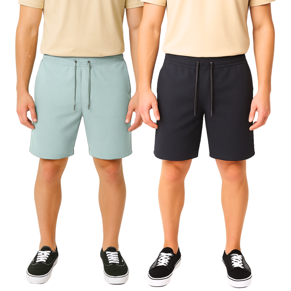 Kit 2 Bermudas Confy Masculinas P ao GG – Conforto, Qualidade e Estilo em Dobro