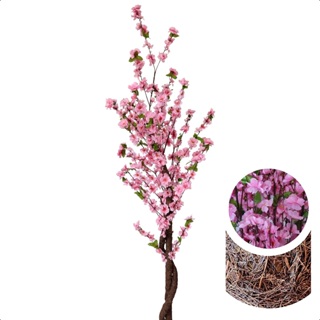 Cerejeira Artificial Rosa Branca Amarela 150cm  Sem Vaso Decor em Oferta na Shopee