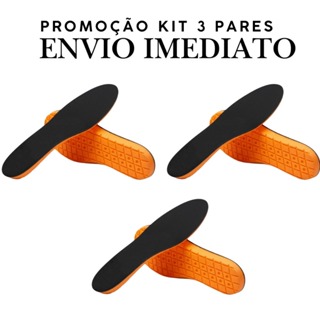 Kit Palmilhas Ortopédicas em Gel para Tênis Fascite Plantar em Oferta na Shopee
