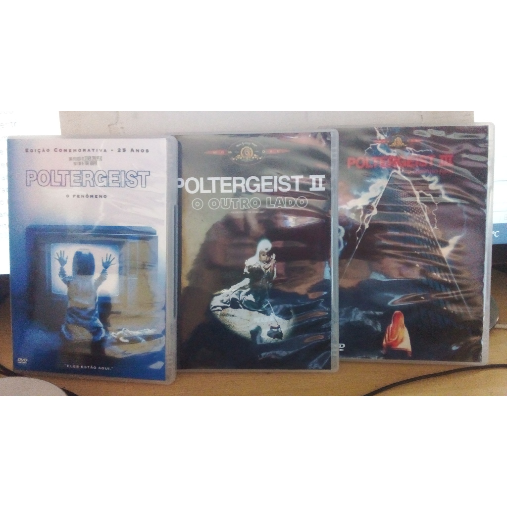 DVD Coleção Poltergeist ( 03 Filmes ) Dublado / Dual Áudio  HD1080p