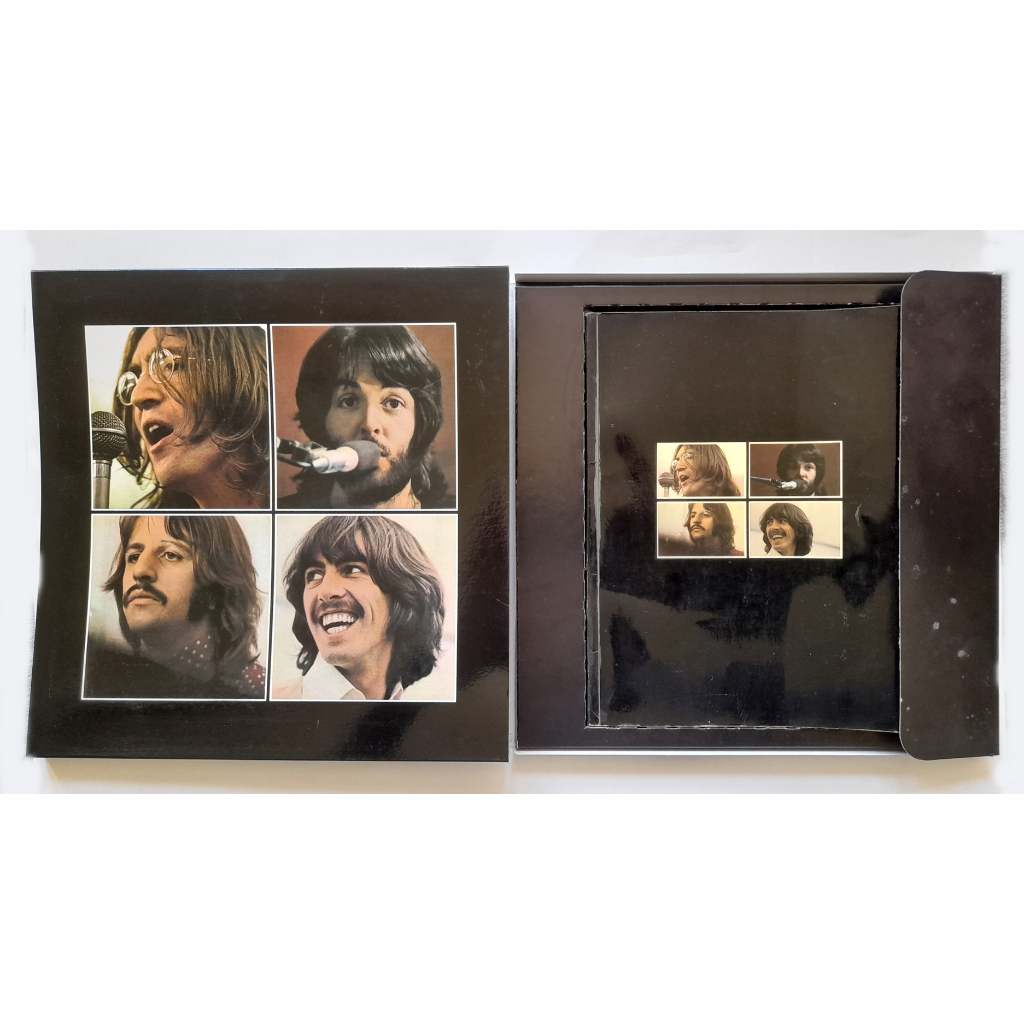 THE BEATLES BOXSET LET IT BE UK 1970 LIVRO GET BACK + ENCARTE APPLE
