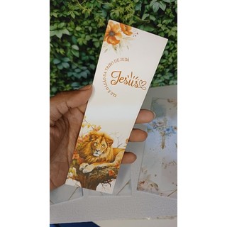 Marca página/Marca páginas/Lembrancinha para igreja/Marca página personalizado/Lembrancinha para culto