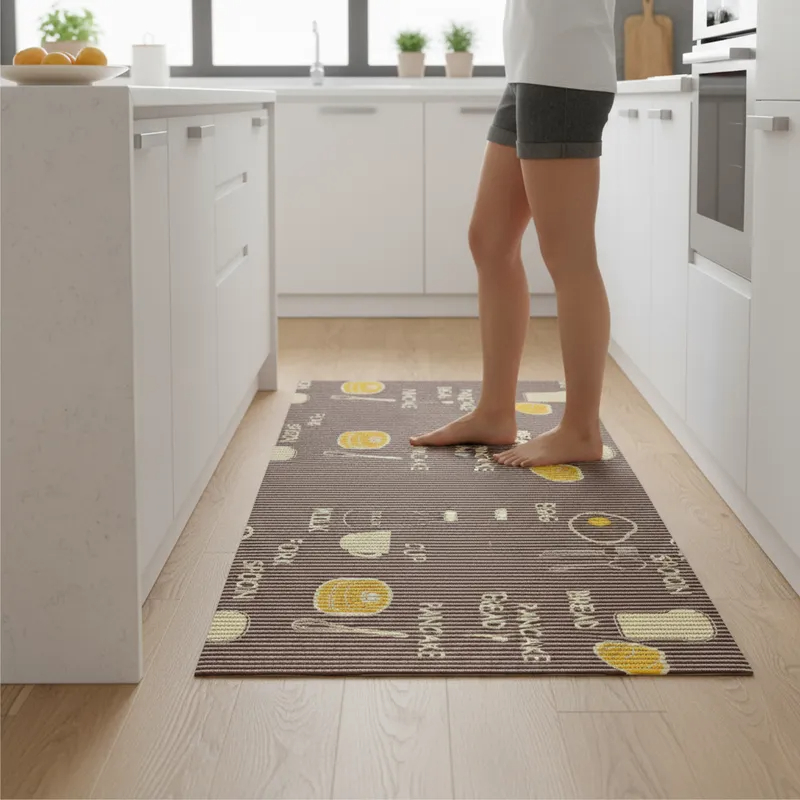 Passadeira Duna Tapete Antiderrapante 0,65cm x 1m Cozinha Banheiro Casa Emborrachado Fácil De Limpar
