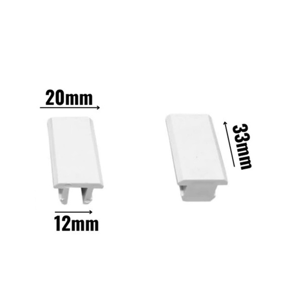 Batedores Limitador click Para Janelas E Portas De Vidro 10 Peças — imagem 2 de 2