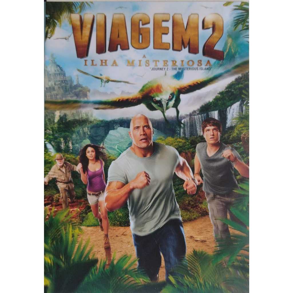 Viagem 2 A Ilha Misteriosa Dvd Dwayne Johnson Josh Hutcherson