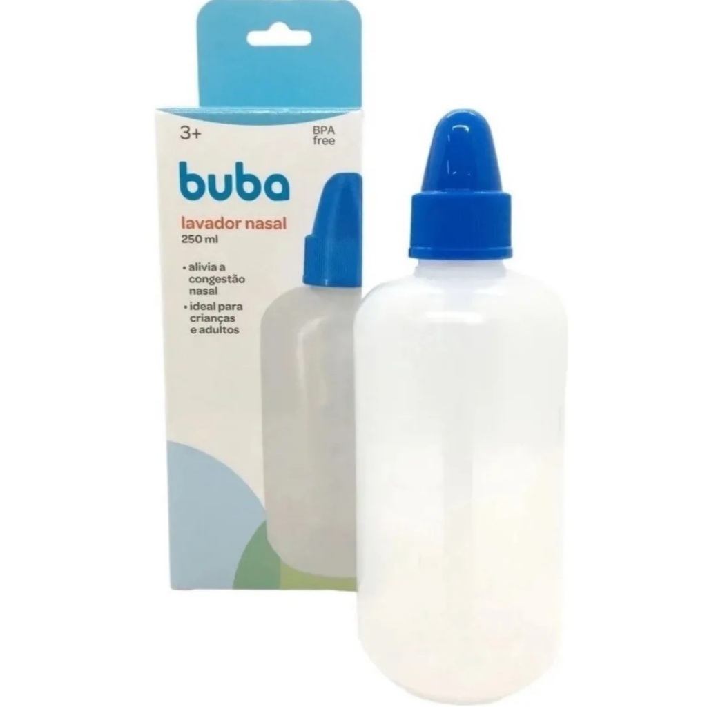 Lavador Nasal Higienizador Lavagem Sinusite 250ml Buba Cor