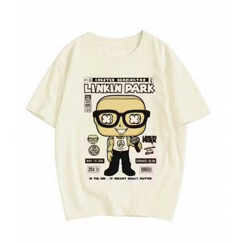 Camiseta funko Linkin Park - [Exclusiva] blusa banda rock alternativa funko pop camisa tshirt show