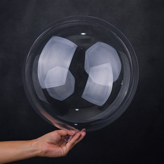 Kit Balão Bubble Bolha Transparente 24" Polegadas Cristal Festas Decoração Casamentos em Oferta na Shopee