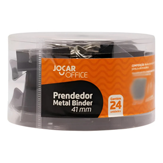 Clips Prendedor Papel 41mm Preto Grampo Binder Grande em Oferta na Shopee