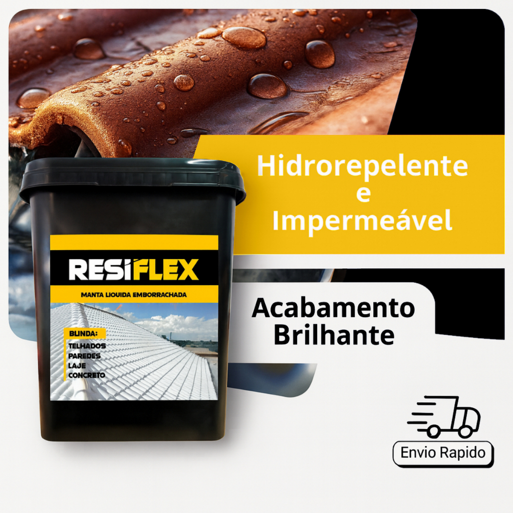 Tinta Emborrachada Impermeabilizante Colorido Telhado Paredes Lajes Muros 18kg/3,6Kg em Oferta na Shopee