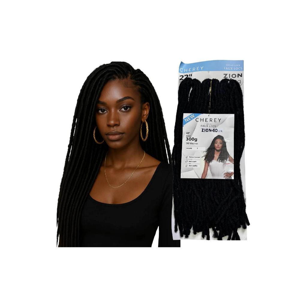 Cabelo Crochet Braids Dread Locs Zion Cherey 55 cm em Oferta na Shopee