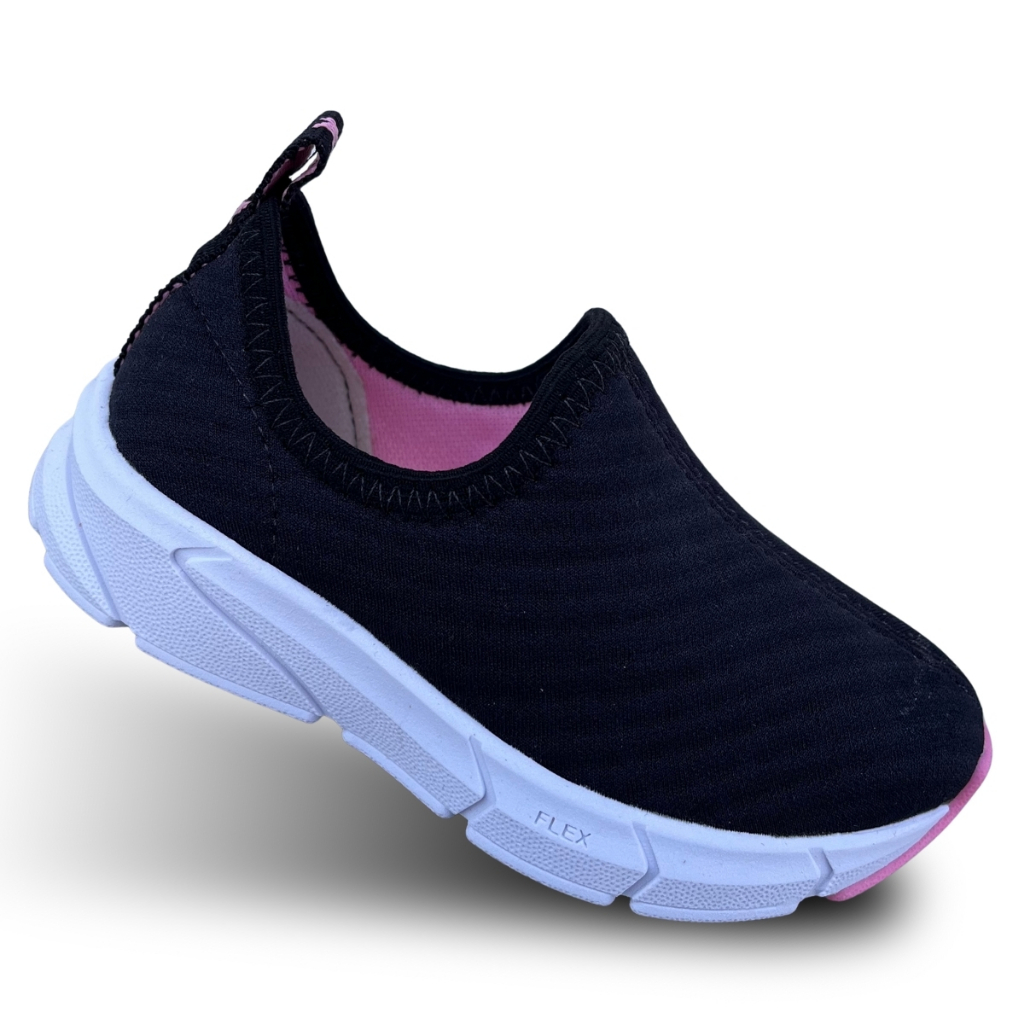 Tênis Infantil Feminino SEM CADARÇO macio confortável  KIDY PLAY RESPITEC 411181 em Oferta na Shopee
