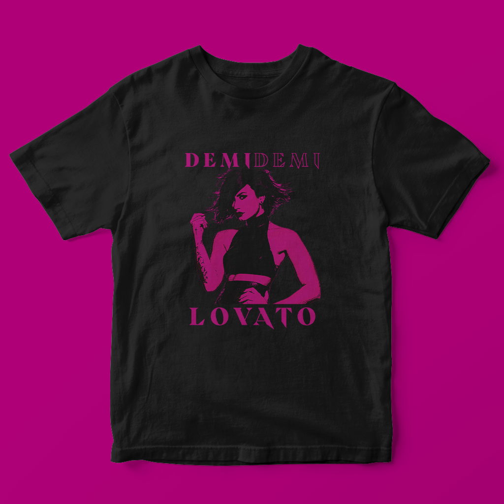 Camiseta Demi Demi (Demi Lovato) de Algodão Unissex