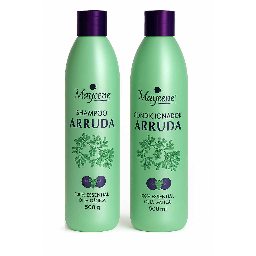 Kit 2 Shampoo + Condicionador De Arruda Mata Piolho E Lêndeas com Pente Fino