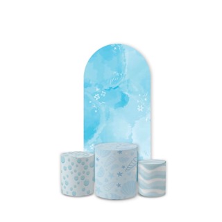 Capas Trio E Painel Romano Baleia Mar Lançamento Decoração Festa Infantil Aniversario Bibi Paineis em Oferta na Shopee