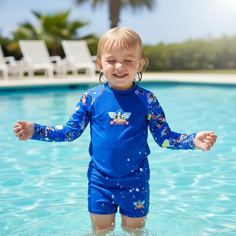 Sunga Infantil + Camisa UV Proteção Solar Moda Praia e Banho