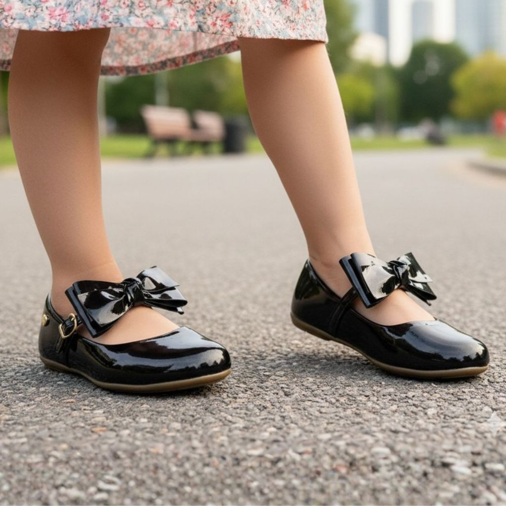 Sapatilha Infantil Feminina Boneca Batizado Casamento Passeio Casual Leve Branco Preto Nude Vermelho em Oferta na Shopee