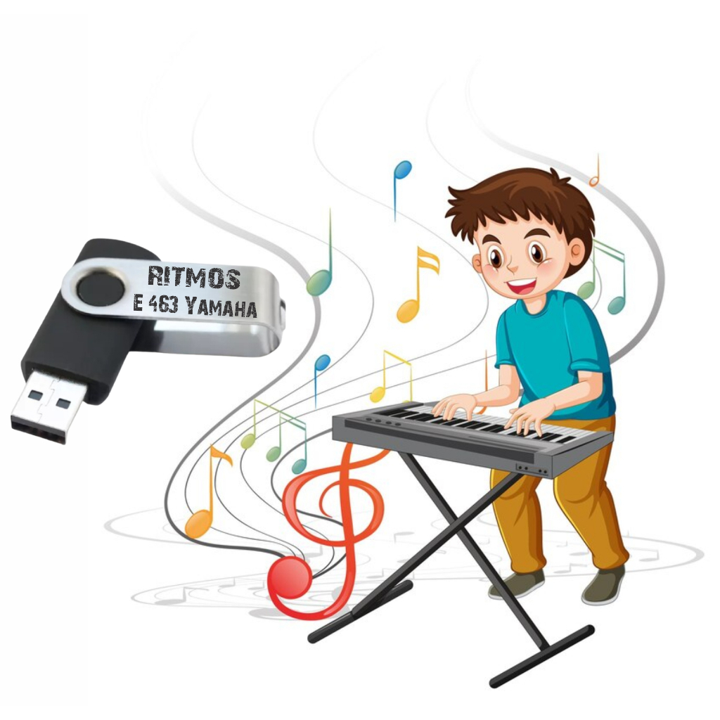 Ritmos Para Teclado Psr E463 = Psr E473 - Pen drive