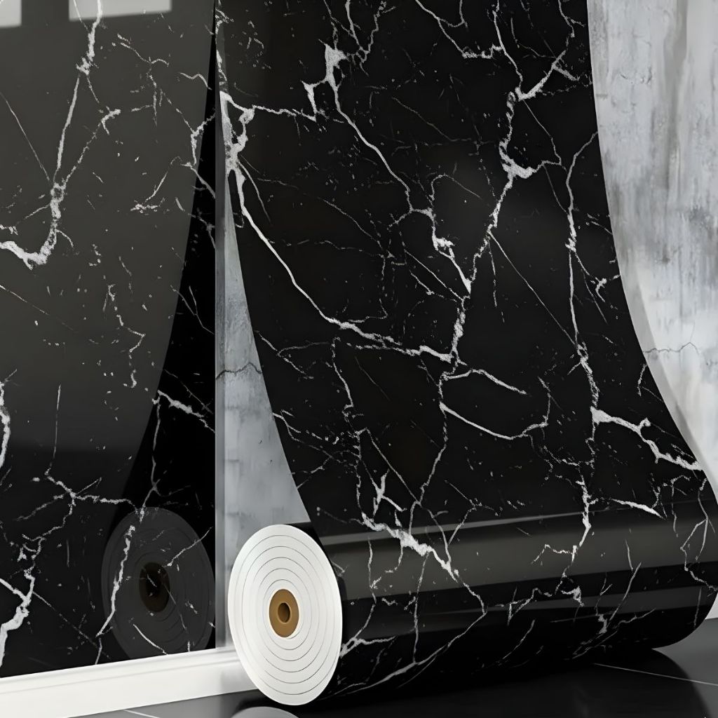 Papel de Parede Mármore Flexível Autocolante 3D Lavável para Decoração