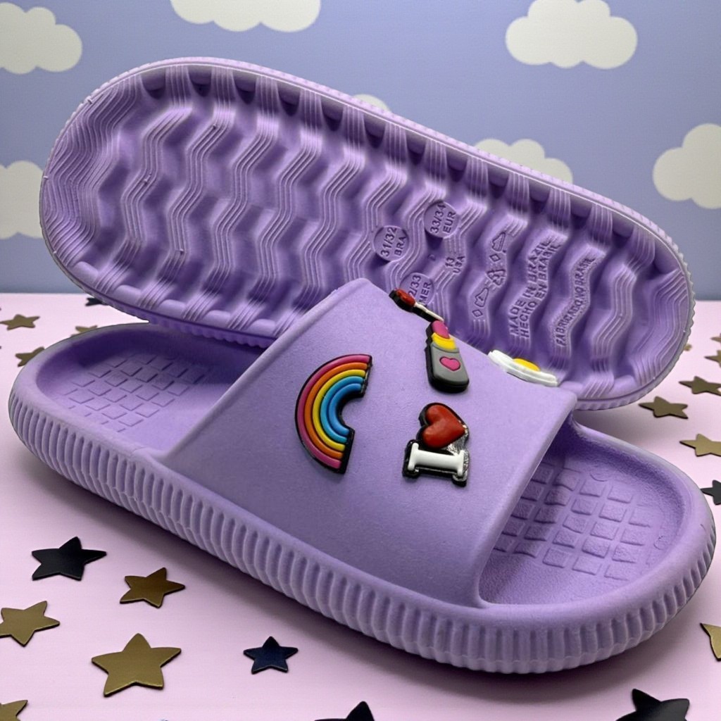 Chinelo Nuvem Infantil Menina Aplique Confortável Adulto Promoção Menina Criança Original Lançamento em Oferta na Shopee