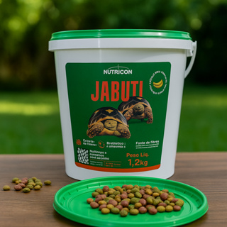 Ração Alimento Para Tartaruga e Répteis Jabuti 1,2 Kg Nutricon em Oferta na Shopee