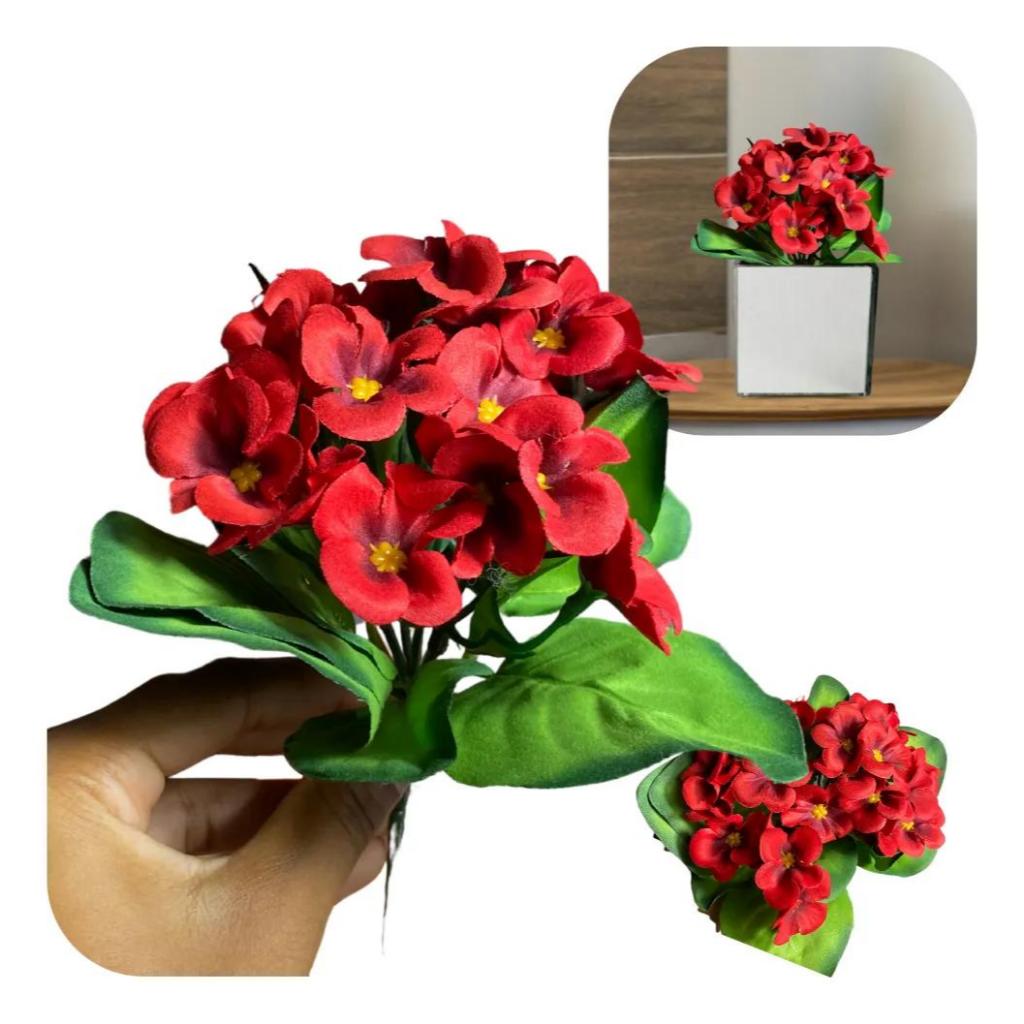 Kit 10 Buquês De Flores Artificiais Violeta Decoração Festa em Oferta na Shopee