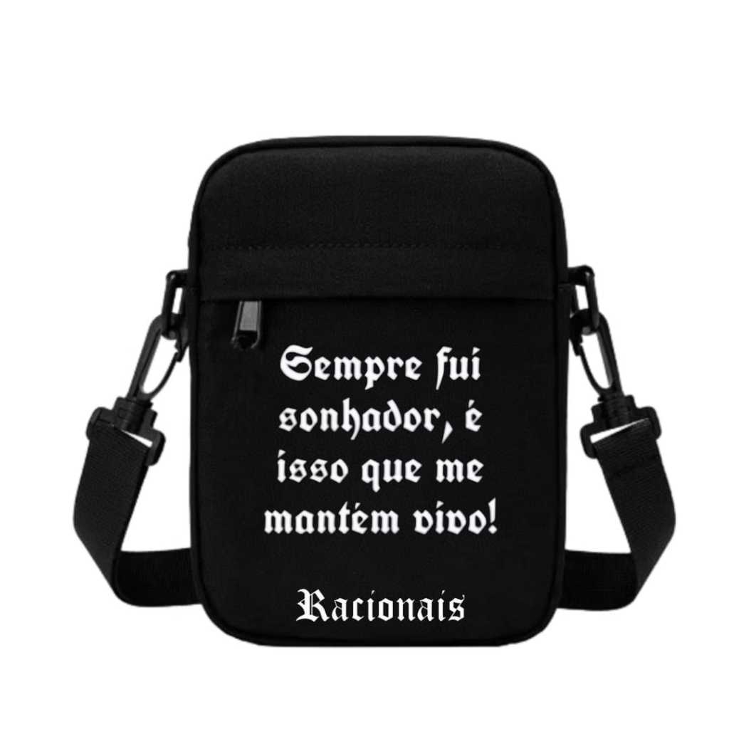 Bag Masculina Shoulder Bag Estampada Transversal Unissex Mini Bag Promoção Lançamento