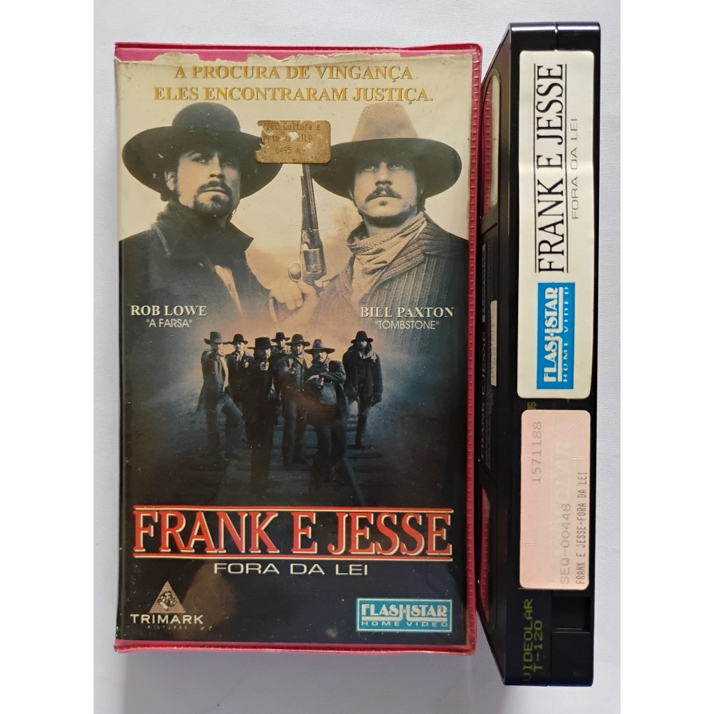 VHS Frank e Jesse: Fora da Lei (legendado)