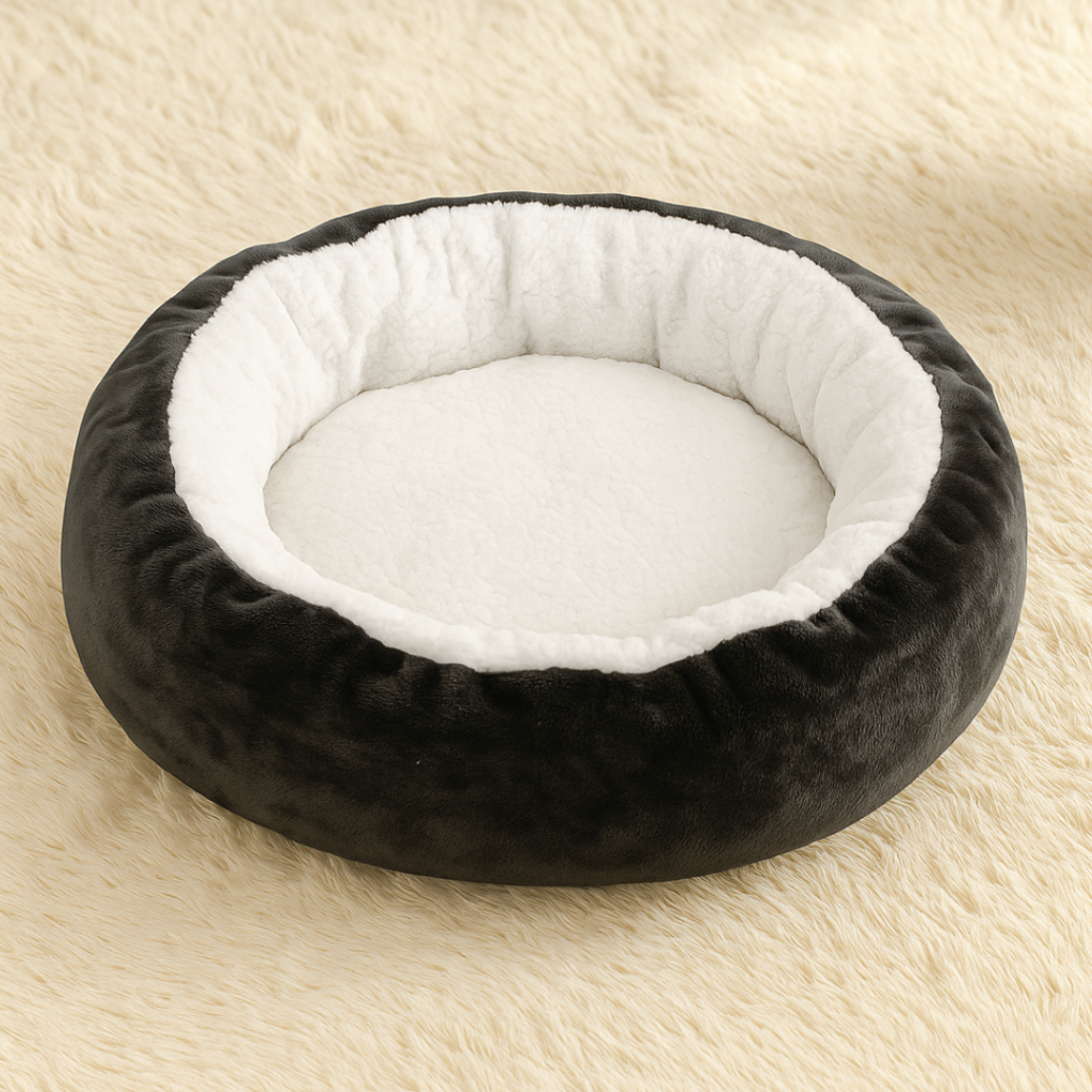 Cama Caminha Pet Redonda de Sherpa para Gatos e Cachorros Macia, Quentinha e Confortável Excelente Qualidade
