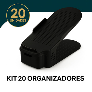 Kit 20 Organizadores de Sapatos Reguláveis Organização e Praticidade no Seu Armário em Oferta na Shopee