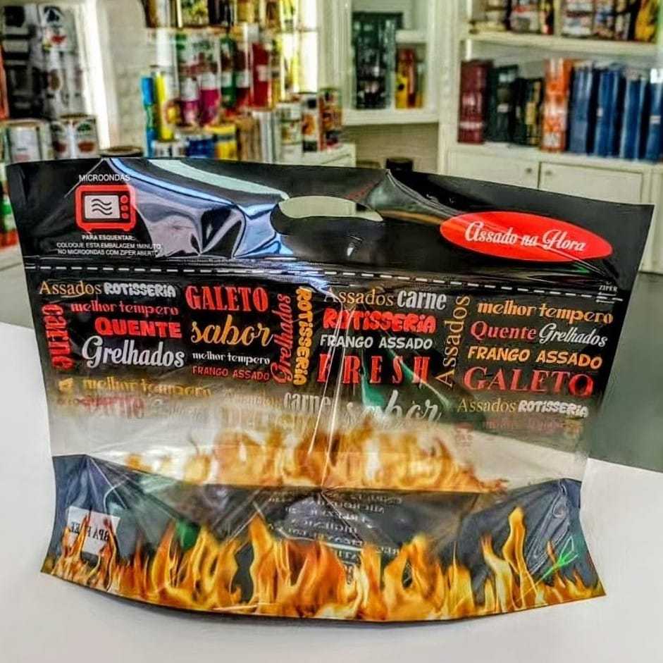 Embalagem Frango Assado e Grelhados até 3kg /200 unidades em Oferta na Shopee