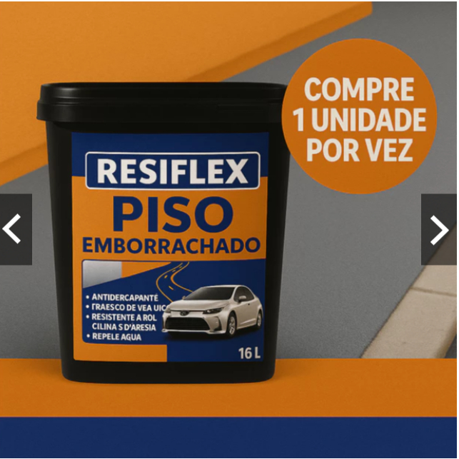 SUPER TINTA PISO EMBORRACHADA RESIFLEX16L PARA GARAGENS QUADRAS DEMARCAÇÕES PISOS SINALIZAÇÃO VIÁRIA em Oferta na Shopee