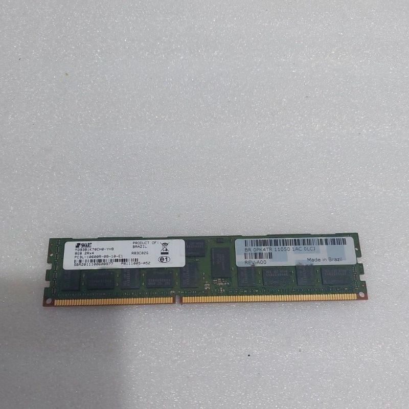 Memória para SERVIDORES SMART 8GB DDR3 ECC PC3L-10600R