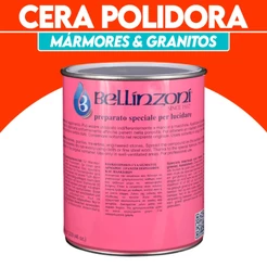Pasta de Polimento Mármores e Granitos Incolor 350gr Bellinzoni - Pedras em Geral