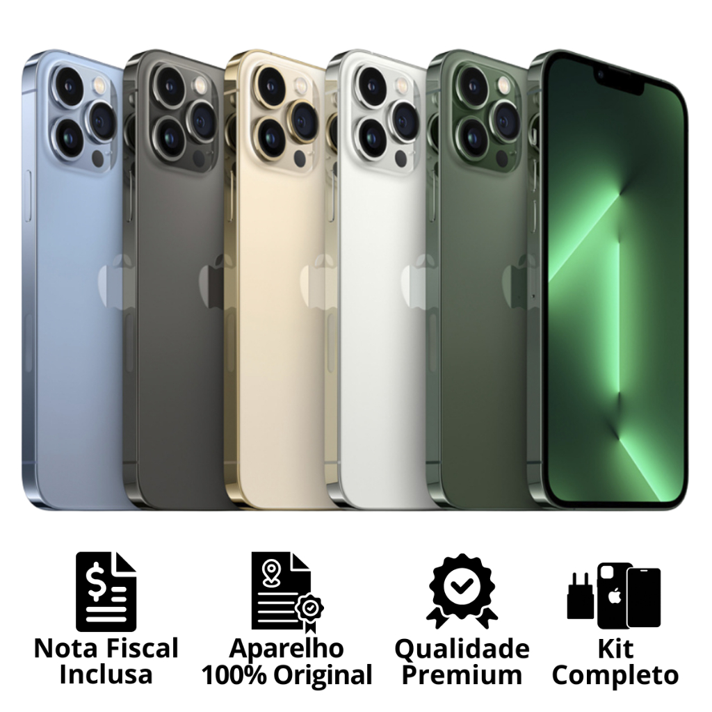 Apple  iPhone 13 / 13 Pro / 13 Pro Max Original Seminovo Vitrine Bateria 85% a …